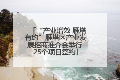 “产业增效 雁塔有约”雁塔区产业发展招商推介会举行 25个项目签约
