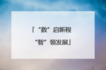 “数”启新程 “智”领发展