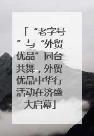“老字号”与“外贸优品”同台共舞，外贸优品中华行活动在济盛大启幕