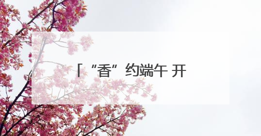 “香”约端午 开启山东寻味之旅