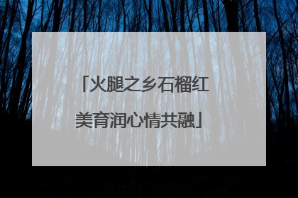 火腿之乡石榴红 美育润心情共融