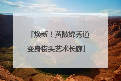 焕新！黄陂锦秀道变身街头艺术长廊
