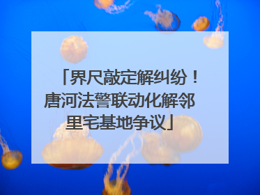 界尺敲定解纠纷！唐河法警联动化解邻里宅基地争议