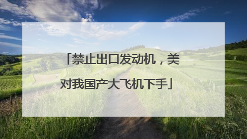 禁止出口发动机，美对我国产大飞机下手
