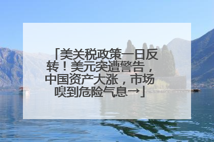 美关税政策一日反转！美元突遭警告，中国资产大涨，市场嗅到危险气息→