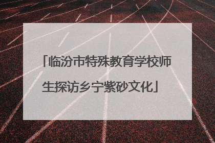 临汾市特殊教育学校师生探访乡宁紫砂文化