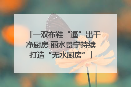 一双布鞋“逼”出干净厨房 丽水景宁持续打造“无水厨房”