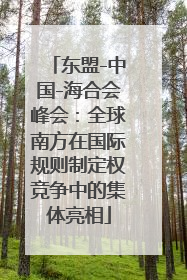 东盟-中国-海合会峰会：全球南方在国际规则制定权竞争中的集体亮相