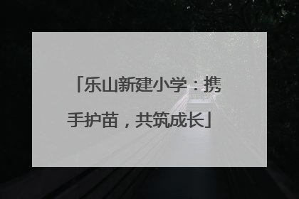 乐山新建小学：携手护苗，共筑成长