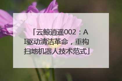 云鲸逍遥002：AI驱动清洁革命，重构扫地机器人技术范式