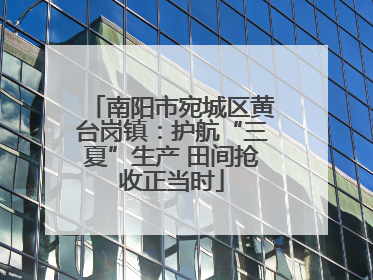 南阳市宛城区黄台岗镇：护航“三夏”生产 田间抢收正当时