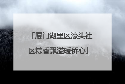 厦门湖里区濠头社区粽香飘溢暖侨心