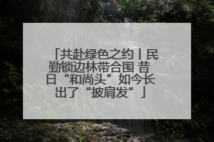 共赴绿色之约丨民勤锁边林带合围 昔日“和尚头”如今长出了“披肩发”