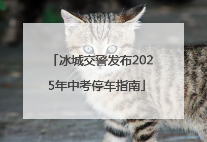 冰城交警发布2025年中考停车指南