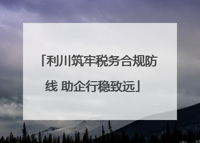 利川筑牢税务合规防线 助企行稳致远