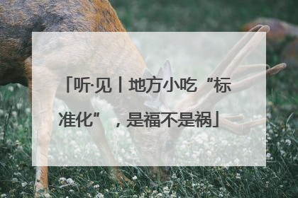 听·见丨地方小吃“标准化”，是福不是祸