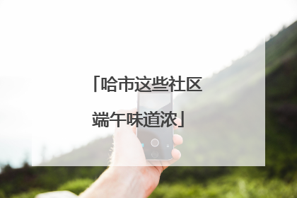 哈市这些社区端午味道浓