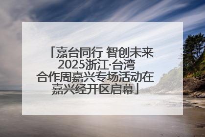 嘉台同行 智创未来 2025浙江·台湾合作周嘉兴专场活动在嘉兴经开区启幕