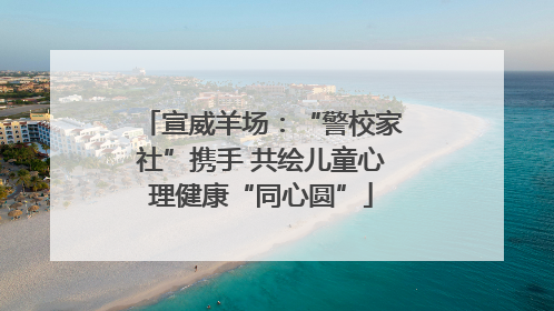 宣威羊场：“警校家社”携手 共绘儿童心理健康“同心圆”