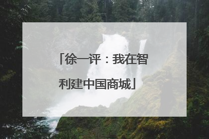 徐一评：我在智利建中国商城