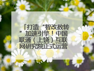 打造“智改数转”加速引擎！中国联通（上饶）互联网研究院正式运营（图）