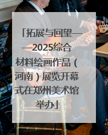 拓展与回望——2025综合材料绘画作品（河南）展览开幕式在郑州美术馆举办