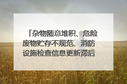 杂物随意堆积、危险废物贮存不规范、消防设施检查信息更新滞后……海口部分4S店维修区域隐患暗藏