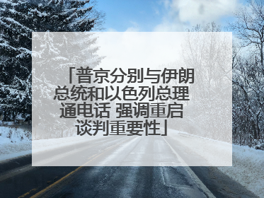 普京分别与伊朗总统和以色列总理通电话 强调重启谈判重要性