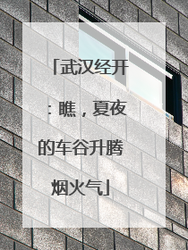 武汉经开：瞧，夏夜的车谷升腾烟火气