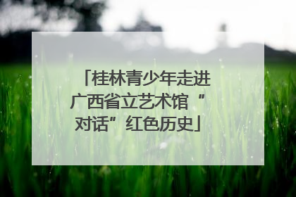 桂林青少年走进广西省立艺术馆“对话”红色历史
