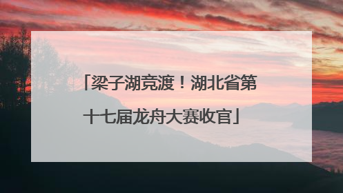 梁子湖竞渡！湖北省第十七届龙舟大赛收官