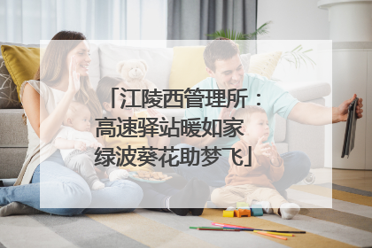 江陵西管理所：高速驿站暖如家 绿波葵花助梦飞