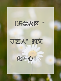 沂蒙老区“守艺人”的文化匠心
