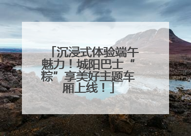 沉浸式体验端午魅力！城阳巴士“粽”享美好主题车厢上线！
