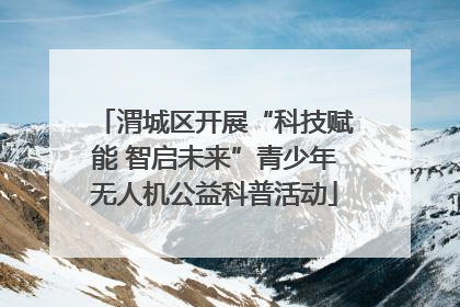 渭城区开展“科技赋能 智启未来”青少年无人机公益科普活动
