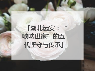 湖北远安：“唢呐世家”的五代坚守与传承