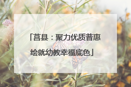 莒县：聚力优质普惠 绘就幼教幸福底色