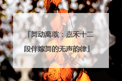 舞动离歌：嘉禾十二段伴嫁舞的无声韵律