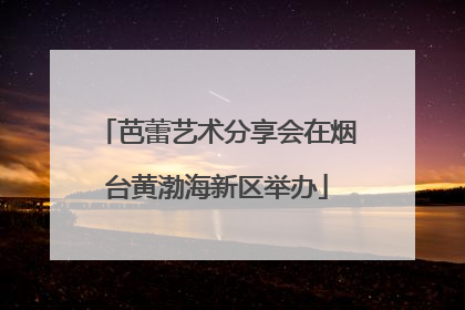 芭蕾艺术分享会在烟台黄渤海新区举办