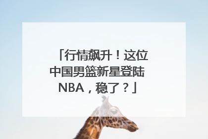 行情飙升！这位中国男篮新星登陆NBA，稳了？