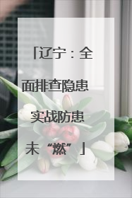 辽宁：全面排查隐患 实战防患未“燃”