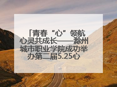 青春“心”领航 心灵共成长——滁州城市职业学院成功举办第二届5.25心理嘉年华活动