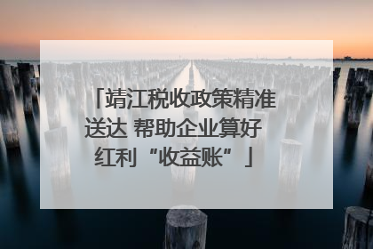 靖江税收政策精准送达 帮助企业算好红利“收益账”