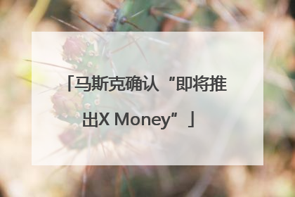 马斯克确认“即将推出X Money”