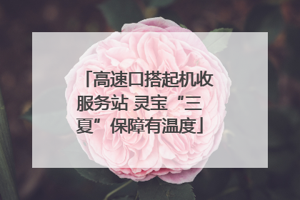 高速口搭起机收服务站 灵宝“三夏”保障有温度