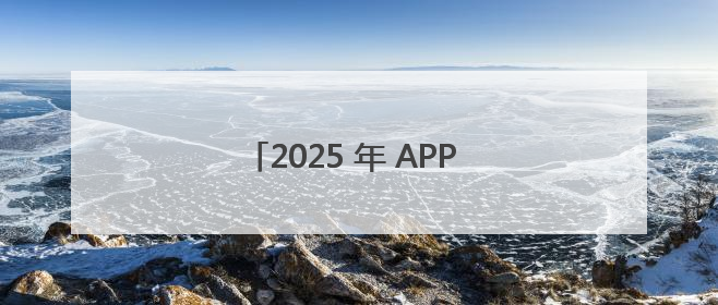2025 年 APP 定制开发公司推荐：靠谱专业的APP定制开发公司