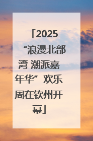 2025“浪漫北部湾 潮派嘉年华”欢乐周在钦州开幕