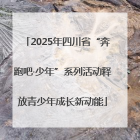 2025年四川省“奔跑吧·少年”系列活动释放青少年成长新动能