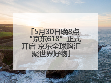 5月30日晚8点“京东618”正式开启 京东全球购汇聚世界好物