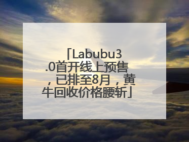 Labubu3.0首开线上预售，已排至8月，黄牛回收价格腰斩
